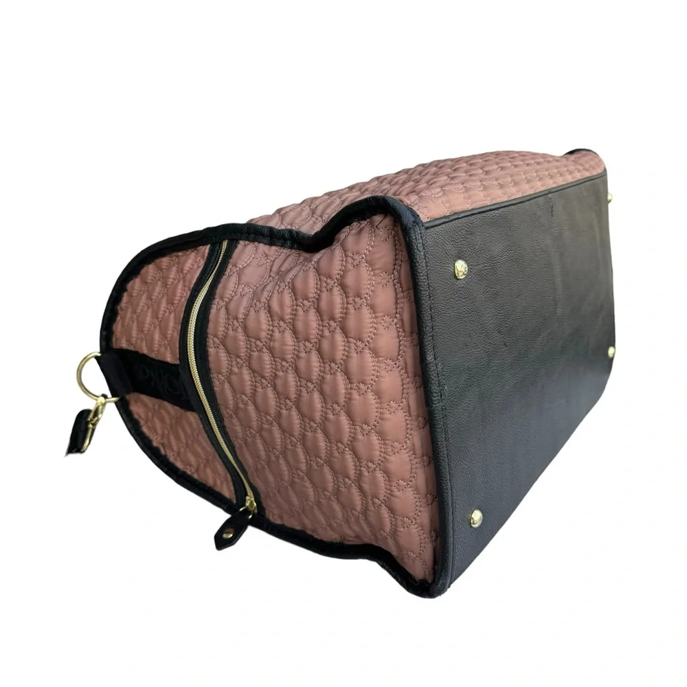 Betsy Johnson Quilted Travel Baby Duffle Bag
